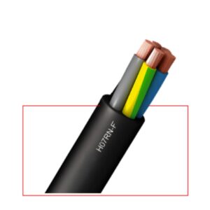 Heavy duty rubber flexible cable